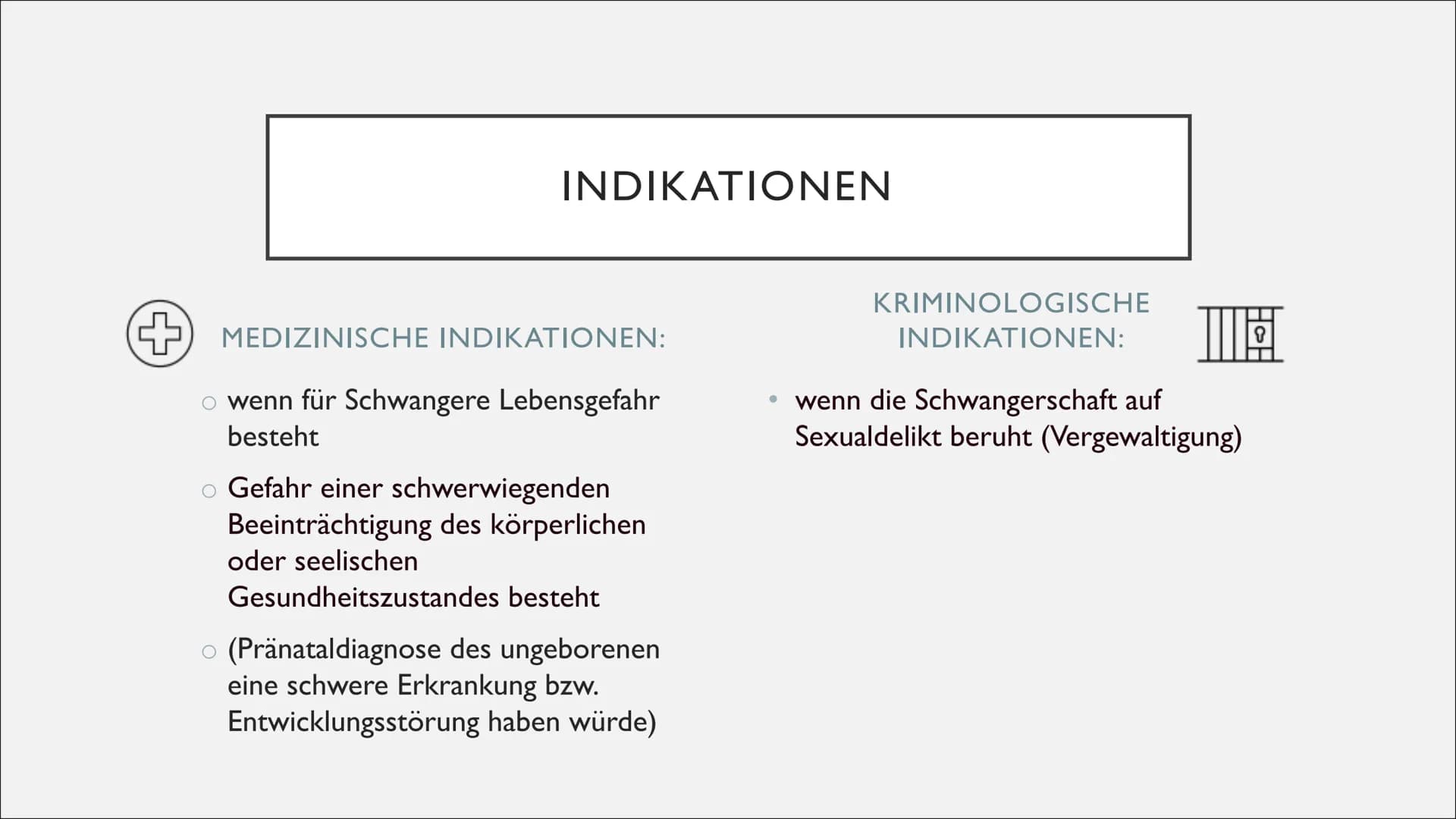 SCHWANGERSCHAFTSABBRUCH
Ethische Probleme am Anfang & Ende des Lebens GLIEDERUNG
Allgemeines
• Was gibt das Gesetz vor? - § 218a & § 219a
●
