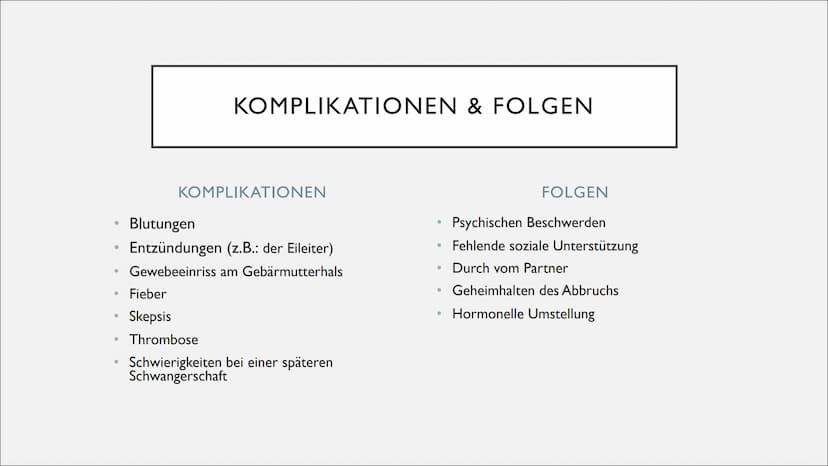 SCHWANGERSCHAFTSABBRUCH
Ethische Probleme am Anfang & Ende des Lebens GLIEDERUNG
Allgemeines
• Was gibt das Gesetz vor? - § 218a & § 219a
●
