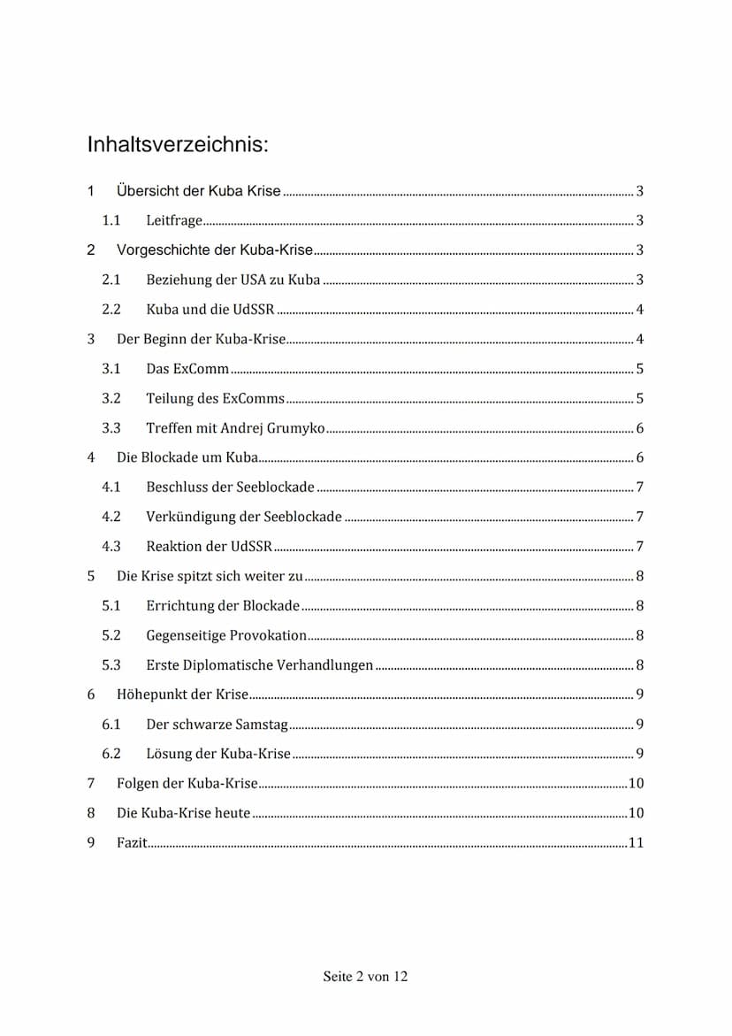 Die Kuba-Krise
Die Kuba-Krise ist eine Auseinandersetzung, zwischen den Supermächten USA und UdSSR im
Rahmen des Kalten Krieges. Sie spielte