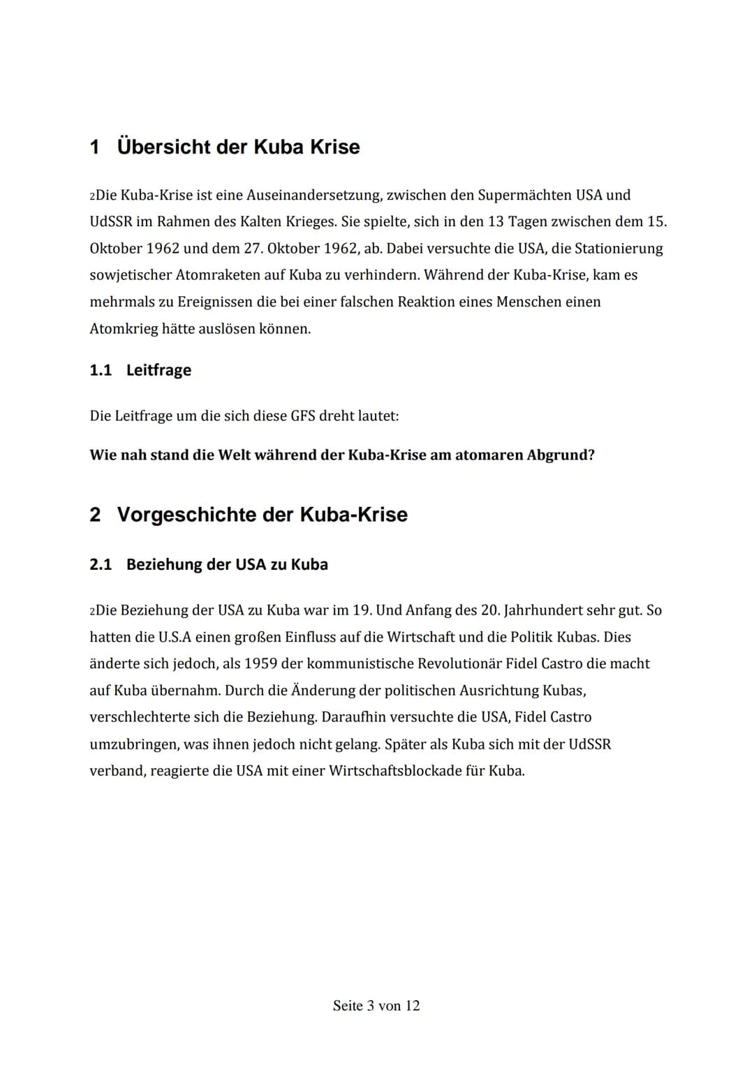 Kuba-Krise: Alles über den Verlauf, die Auslöser und die Folgen für Deutschland