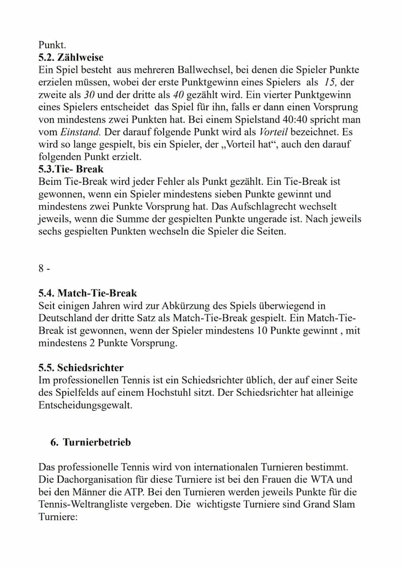 GFS
Fach: Sport
Thema: Einführung ins Tennis,
Grundschläge und C.o
Inhaltverzeichnis
1. Einleitung
2. Ausrüstung-2.1. Schläger
2.2.Bälle
2.3