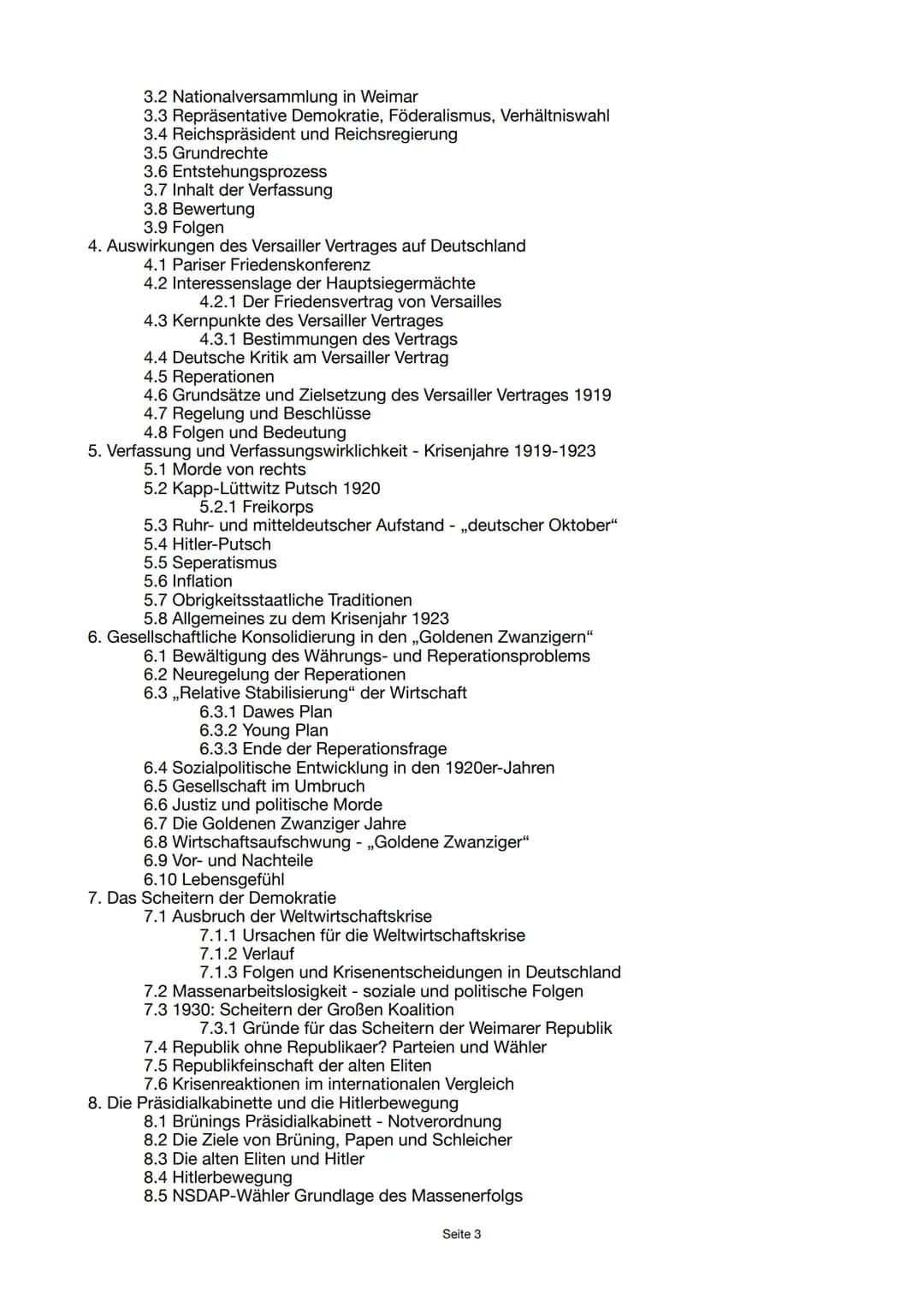 BUND
GESCHICHTE ABITUR
NOTIZEN
1848 - 1945
Seite 1 Inhaltsverzeichnis
Das Zeitalter der Aufklärung
1. Die Herausbildung der bürgerlichen Ges