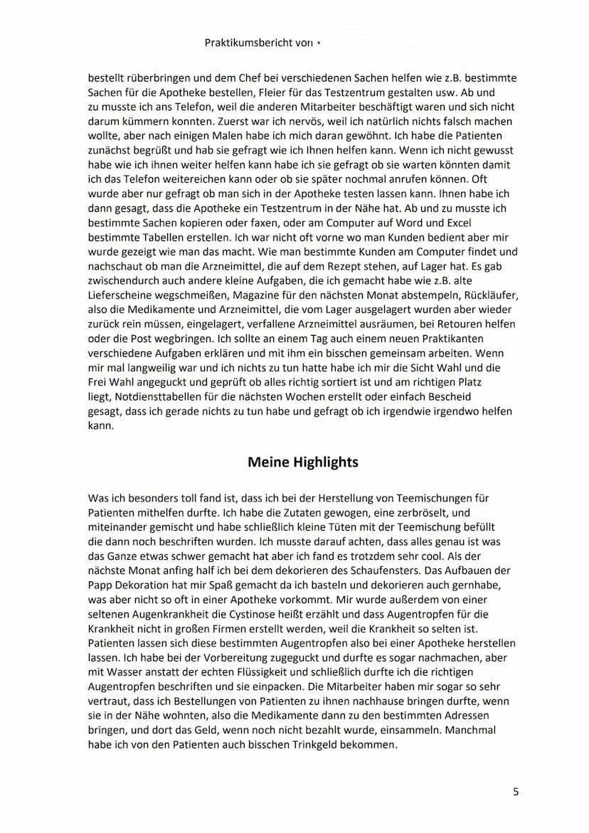 Praktikumsbericht von
Inhaltsverzeichnis
1. Praktikumssuche und Gründe für das Praktikum...
2. Erwartungen........
3. Vorstellung des Untern
