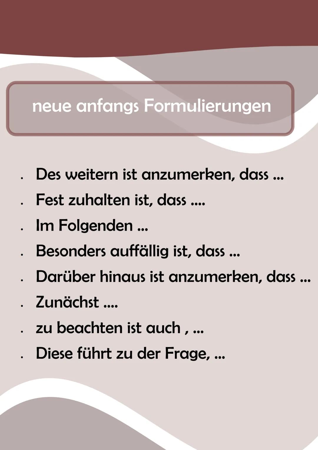 Ein Informationstext
verfassen
Aufbau
Einleitung
> Überblick zum Thema
> Erwähnung des Themas
> Interesse des Lesers wecken
(durch fragen un