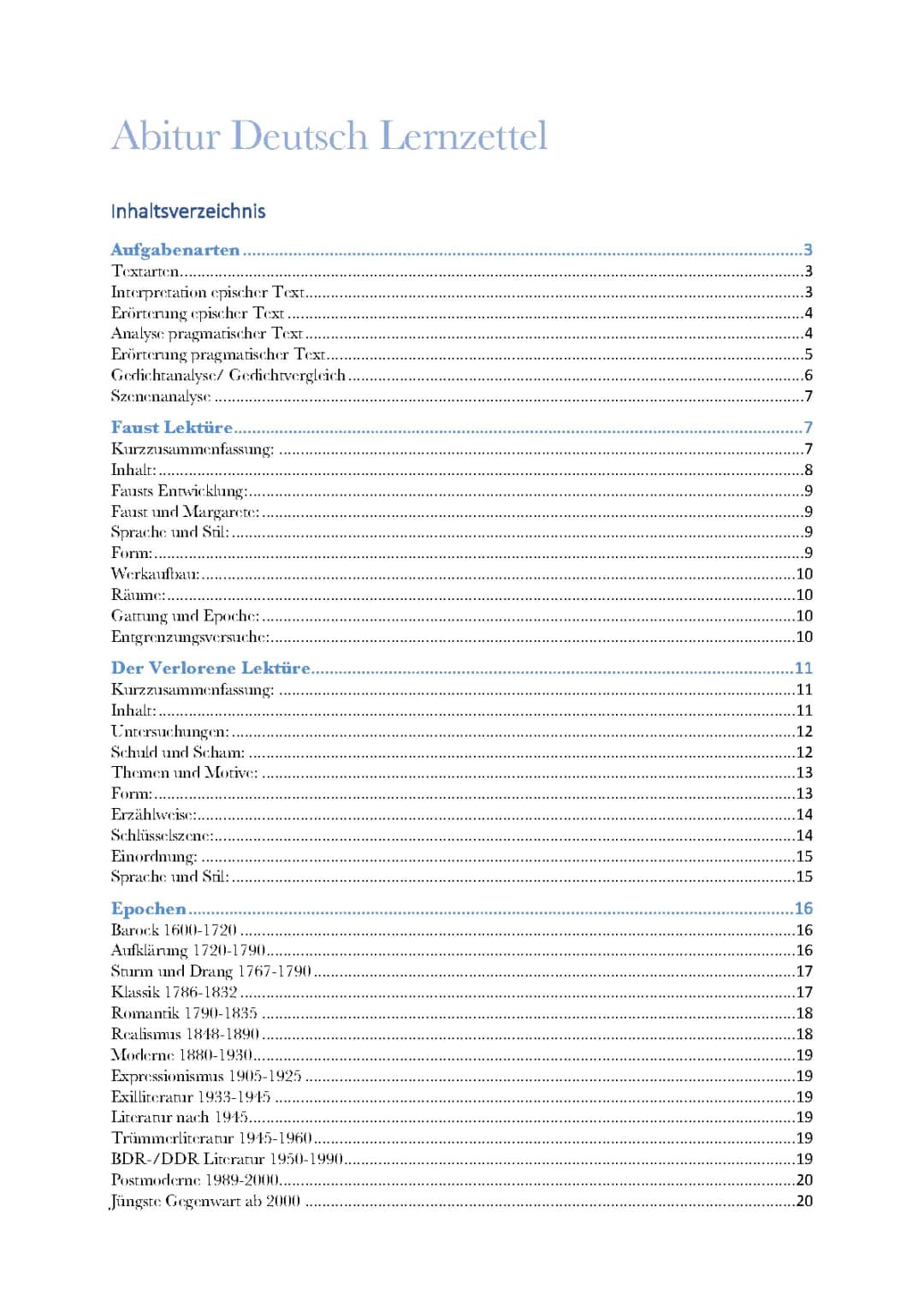 Deutsch Abitur Bayern 2022 und 2023: PDF, Lösungen & Faust Interpretation