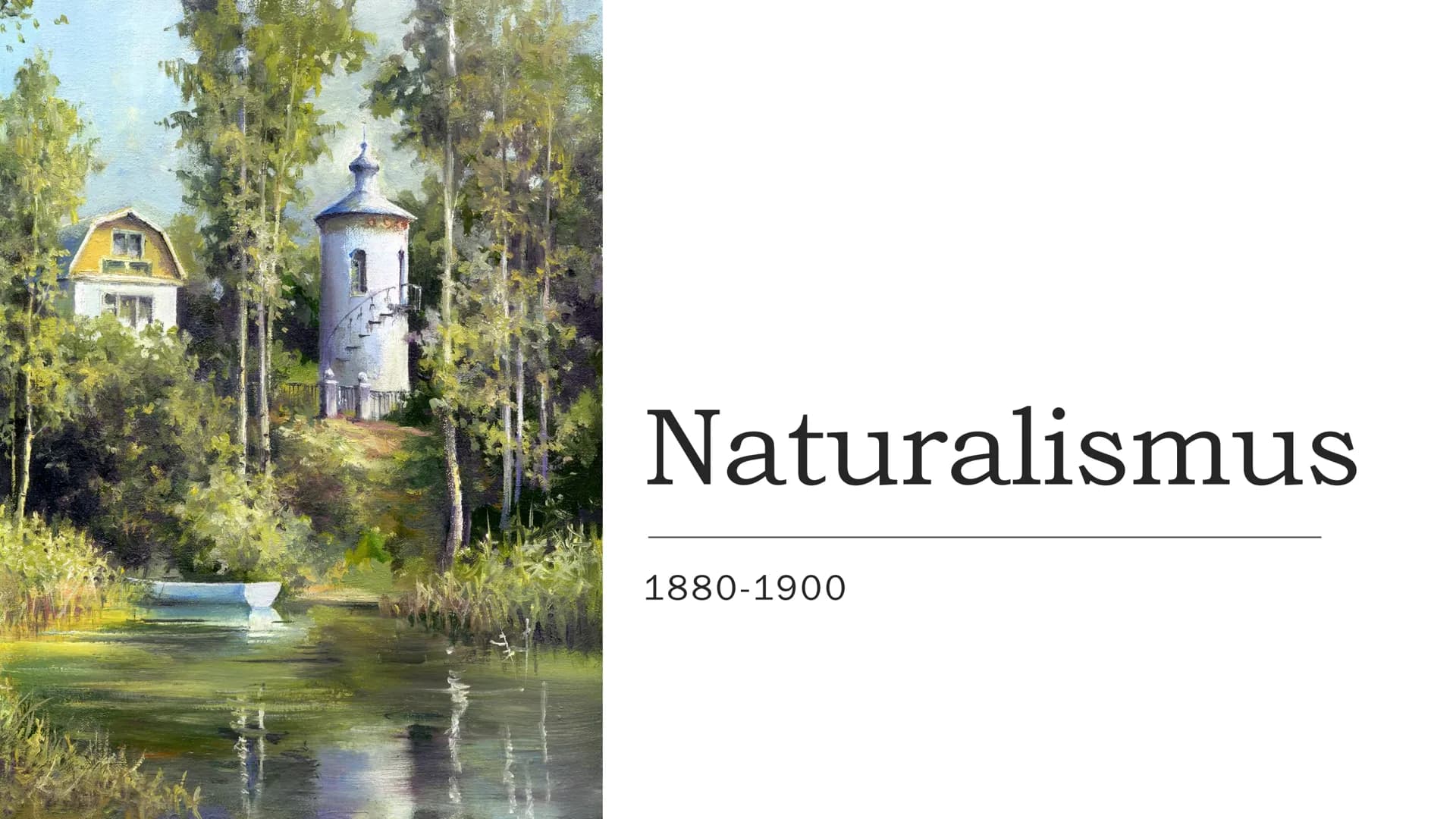 Naturalismus
1880-1900 Inhaltsverzeichnis
- Begriff und Eingrenzung
- Zeitgeschichtliche Rahmenbedingungen
- Weltbild, Menschenbild und Lebe