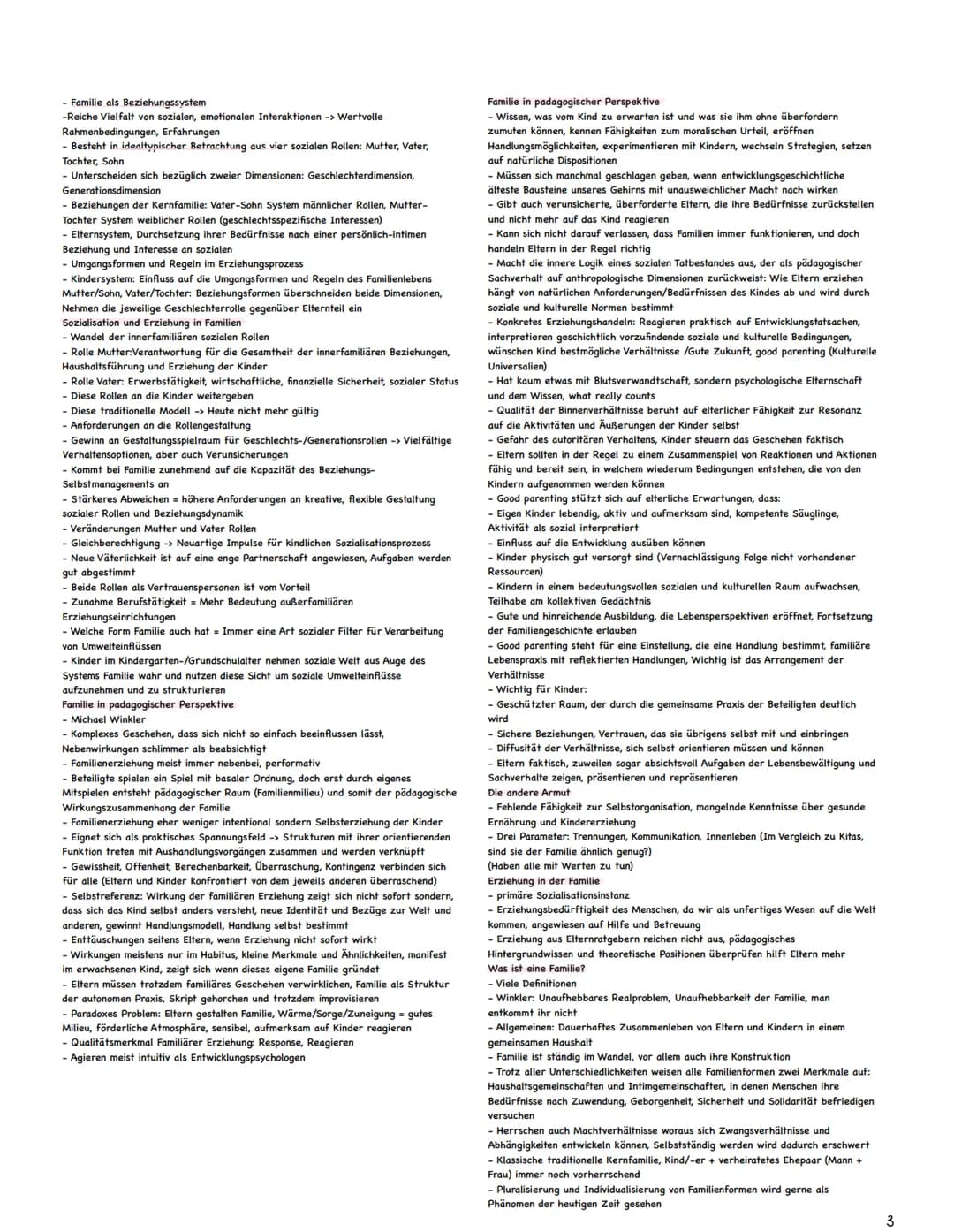 Pädagogik Abitur Zusammenfassung
Themen:
1. Kohlberg (1)
2. Erikson
(2)
3. Erziehung in der Familie (2-4)
4. Soziale Netzwerke (5)
5. Mead (