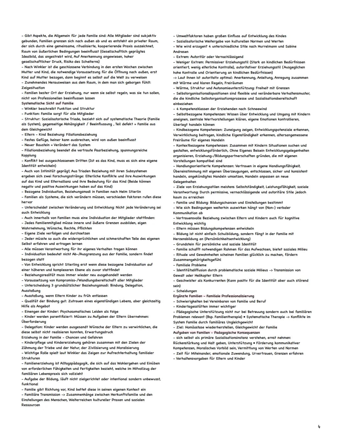 Pädagogik Abitur Zusammenfassung
Themen:
1. Kohlberg (1)
2. Erikson
(2)
3. Erziehung in der Familie (2-4)
4. Soziale Netzwerke (5)
5. Mead (