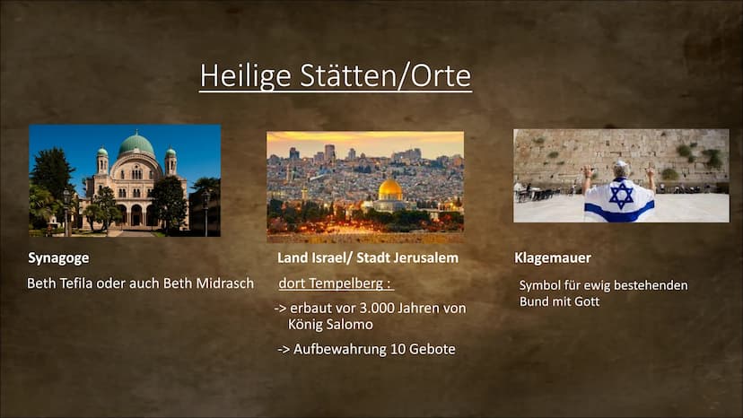 Das Judentum Gliederung
Allgemeines
Glaubensgrundlagen
Erscheinungsbild
Grundgzüge des
Judentums nach
Höffe
Heilige Städte &
Orte
Ethische
G