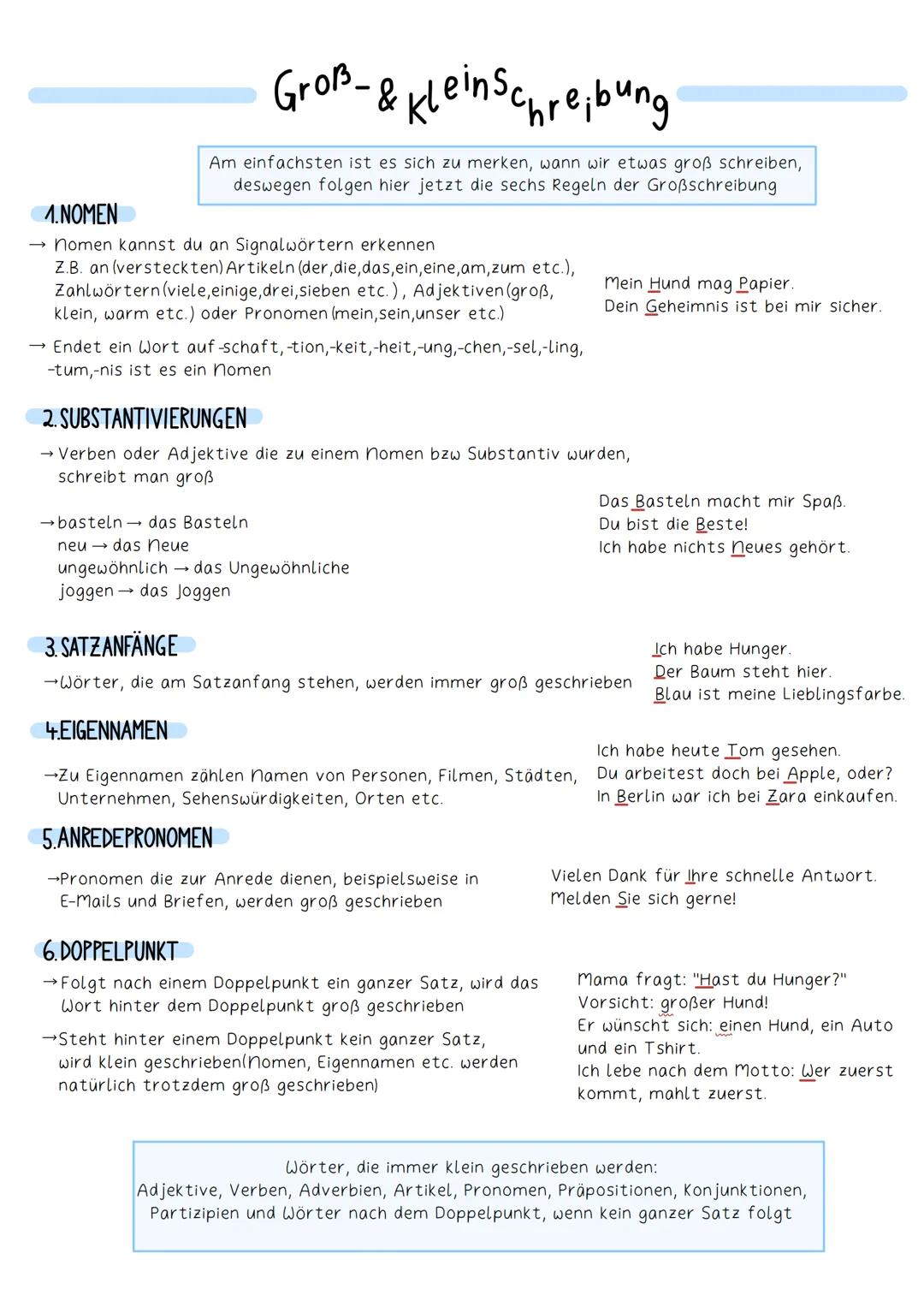 Groß- und Kleinschreibung