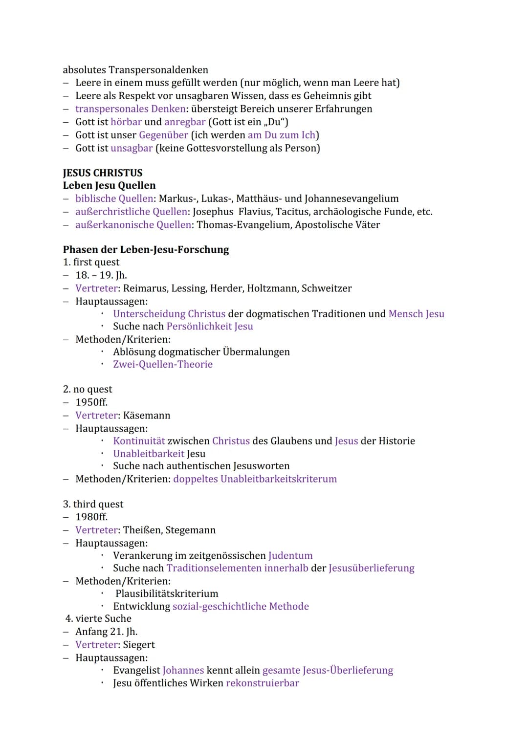 RELIGION IN IHRER VIELFALT
Religionsdefinitionen
Abstammung:
Paul Tillich:
.
Abitur Zusammenfassung
religere (lat.): gewissenhafte Erfüllung