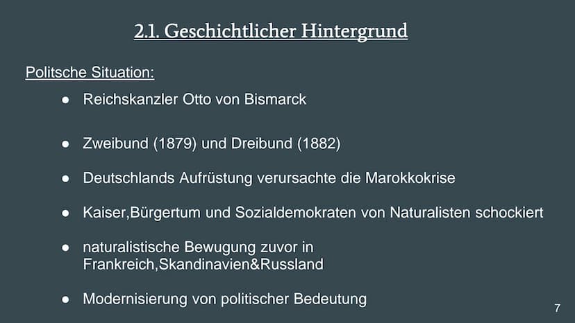 Literaturepoche:
Naturalismus
Eine Präsentation von
Deutsch
Emiy Günther
Frau Wittmer
10b
1 Gliederung
1. Allgemeines zur Epoche
2. Geschich