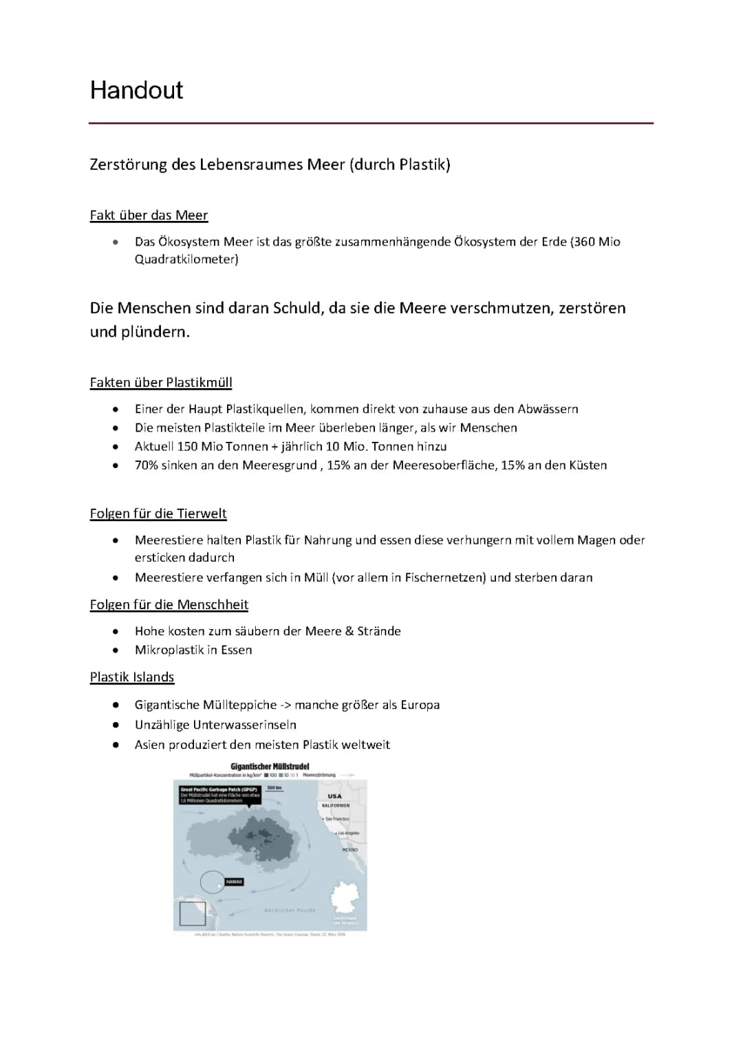 handout plastik