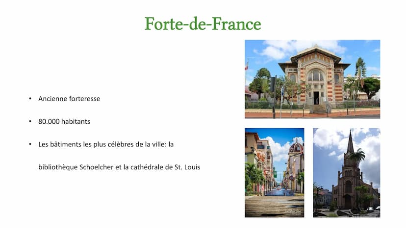 ●
Langue officielle: français
Habitants: 320.000
Chef-lieu: Fort-de-France
Département d'outre-mer de la partie française
Statut: Collectivi
