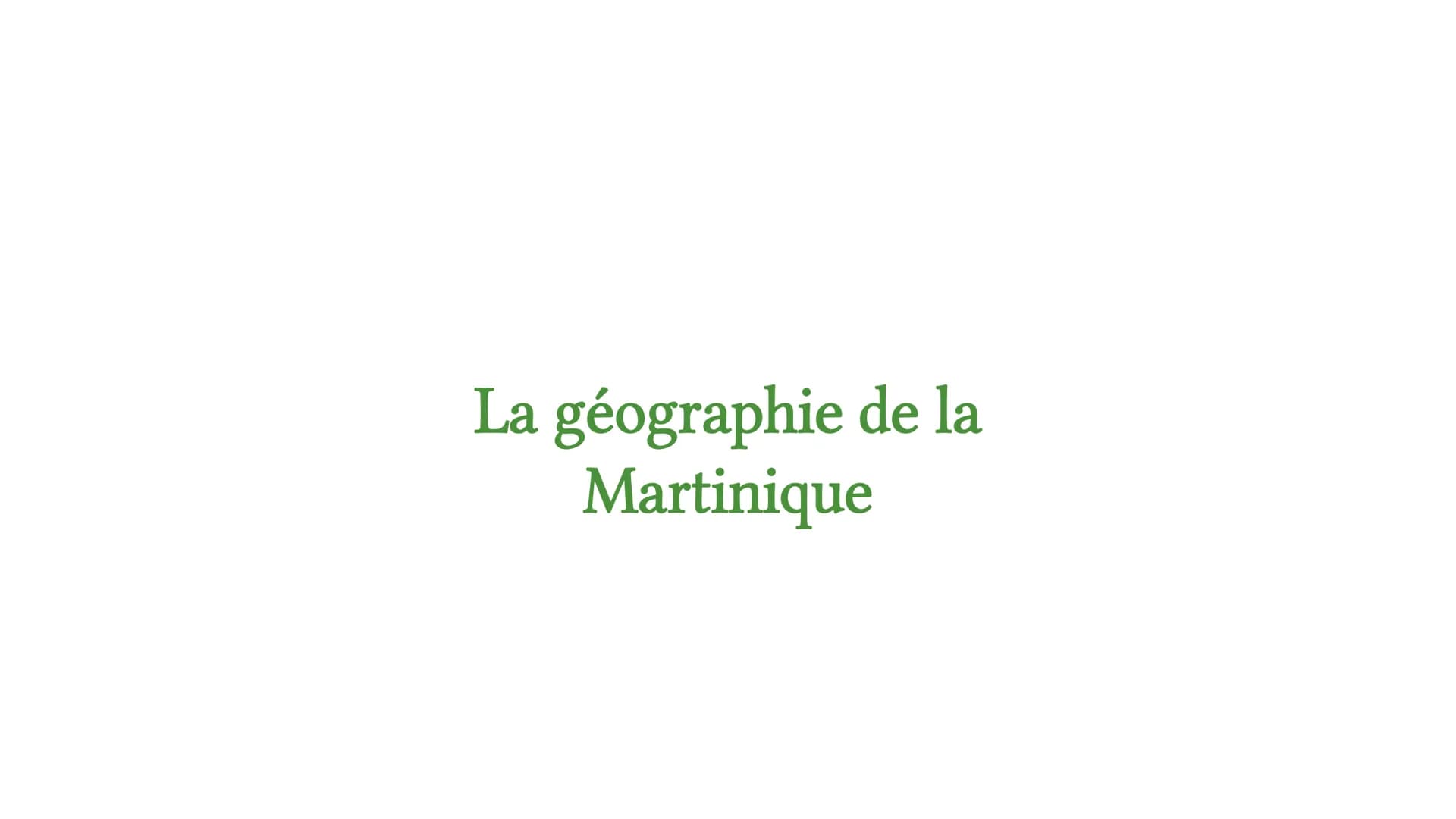 ●
Langue officielle: français
Habitants: 320.000
Chef-lieu: Fort-de-France
Département d'outre-mer de la partie française
Statut: Collectivi