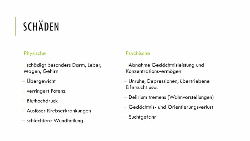 ETHANOL - VOM GENUSS ZUR SUCHT
1. Grundlagen
Definition:
Summenformel: C₂H6O
reine Substanz farblos, bei Raumtemperatur flüssig
charakterist