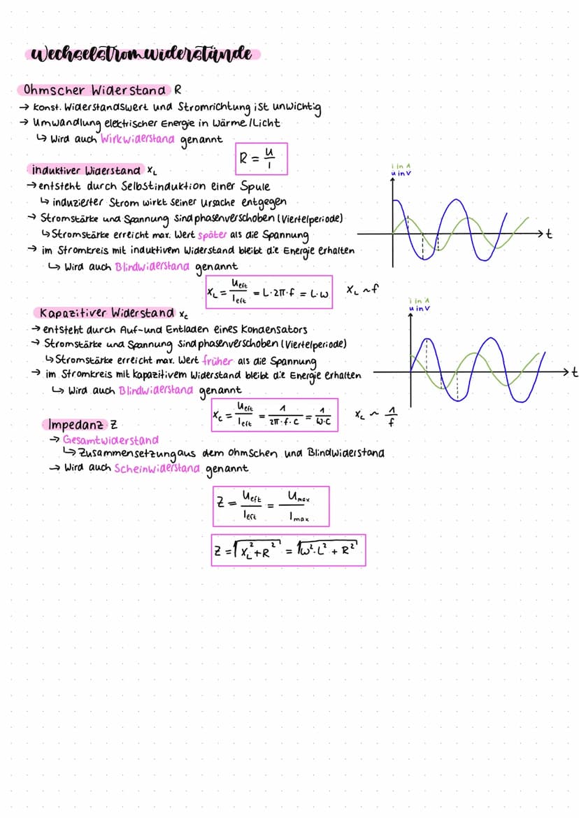 wechselstrombereis
Wechselspannung und wechselstrom
Zeigerdiagramm
u
Umax
Ueft
. Imax
ieft
2TT
T
W=2πf =
P. = wit
S = v.t
u(t)= Umax Sin (wi