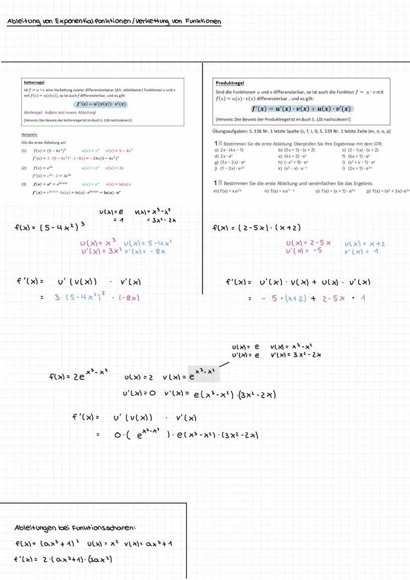 Exponentialfunktionen
Eigenschaften:
► für a> 1 exponentielle Zunahme
► für ac 1 exponentielle Abnahme
▸c entspricht dem Anfangsbestand flo)