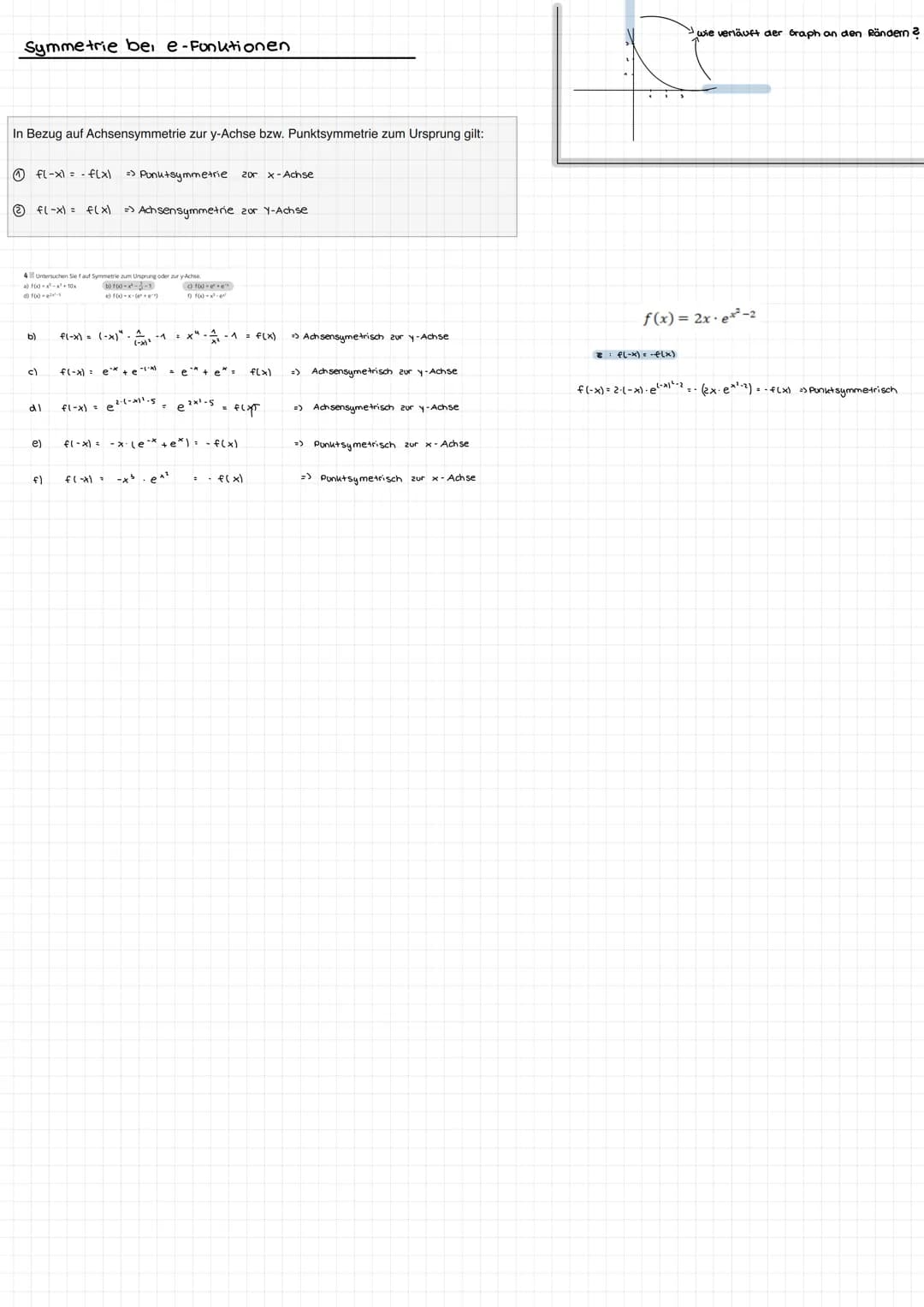 Exponentialfunktionen
Eigenschaften:
► für a> 1 exponentielle Zunahme
► für ac 1 exponentielle Abnahme
▸c entspricht dem Anfangsbestand flo)