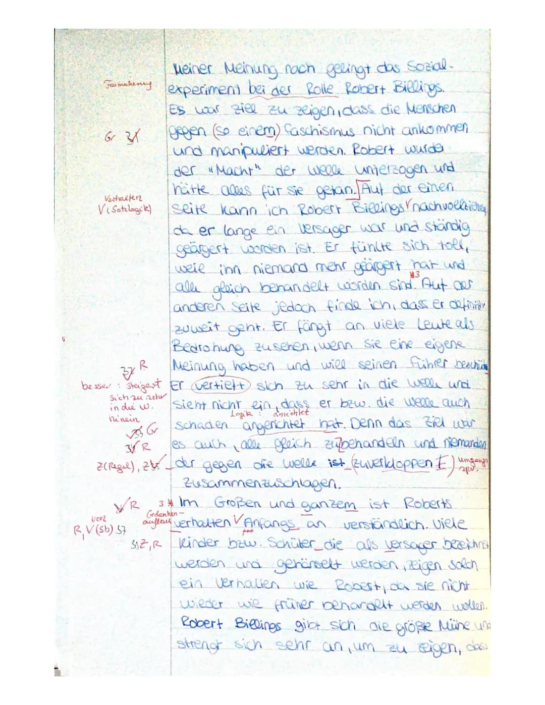 Klassenarbeit Nr.1
Deutsch EK, Jg. 10.
Thema: Inhaltsangabe einer ausgewählten Textstelle und Charakterisierung einer Figur aus
dem Roman "D