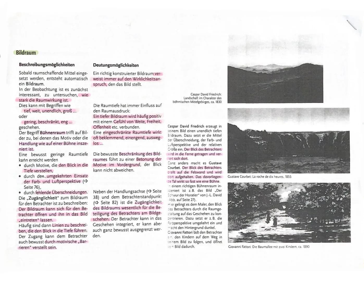 FACHVOKABULAR UND HILFEN ZUR BILDANALYSE
1. Beschreibung: WAS IST ZU SEHEN?
Beschreibung, Eindruck (Anmutungscharakter), Faktenwissen, eigen