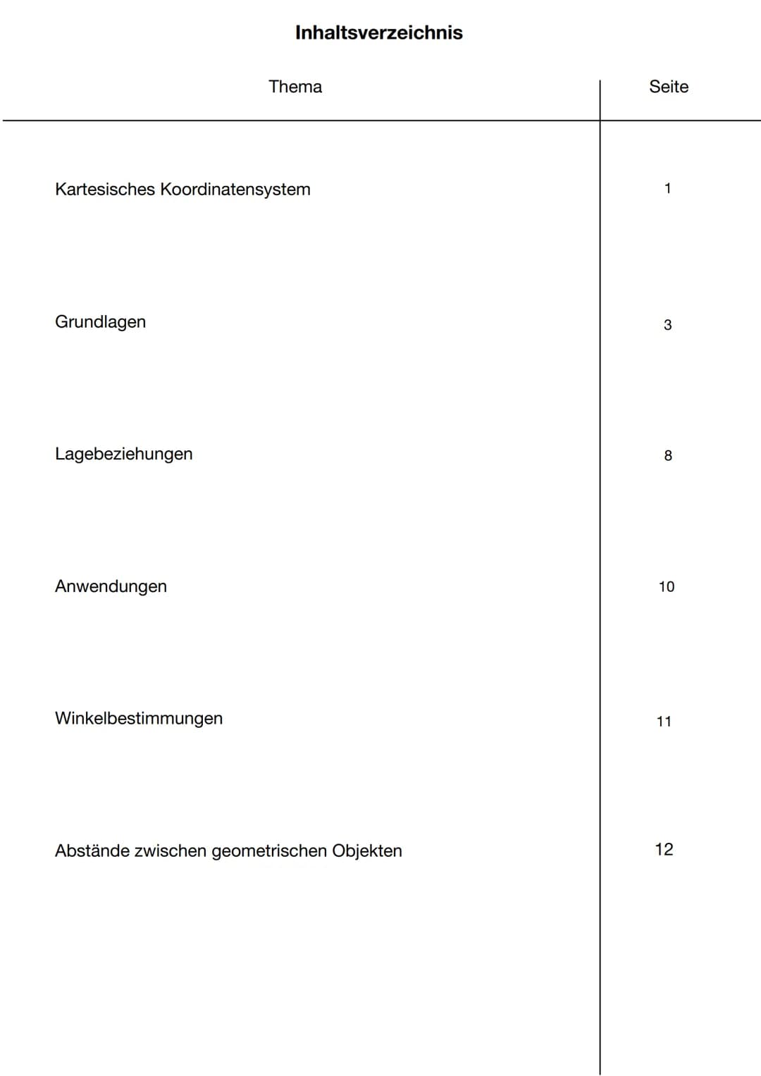 Vektorgeometrie
X₂X₂-Ebene
X₁ Achse
x1x3-
Ebene
4X3-Achse
x₁x₂-Ebene
X₂-Achse Grundlagen
Kartesisches Koordinatensystem
Lagebeziehungen
Anwe