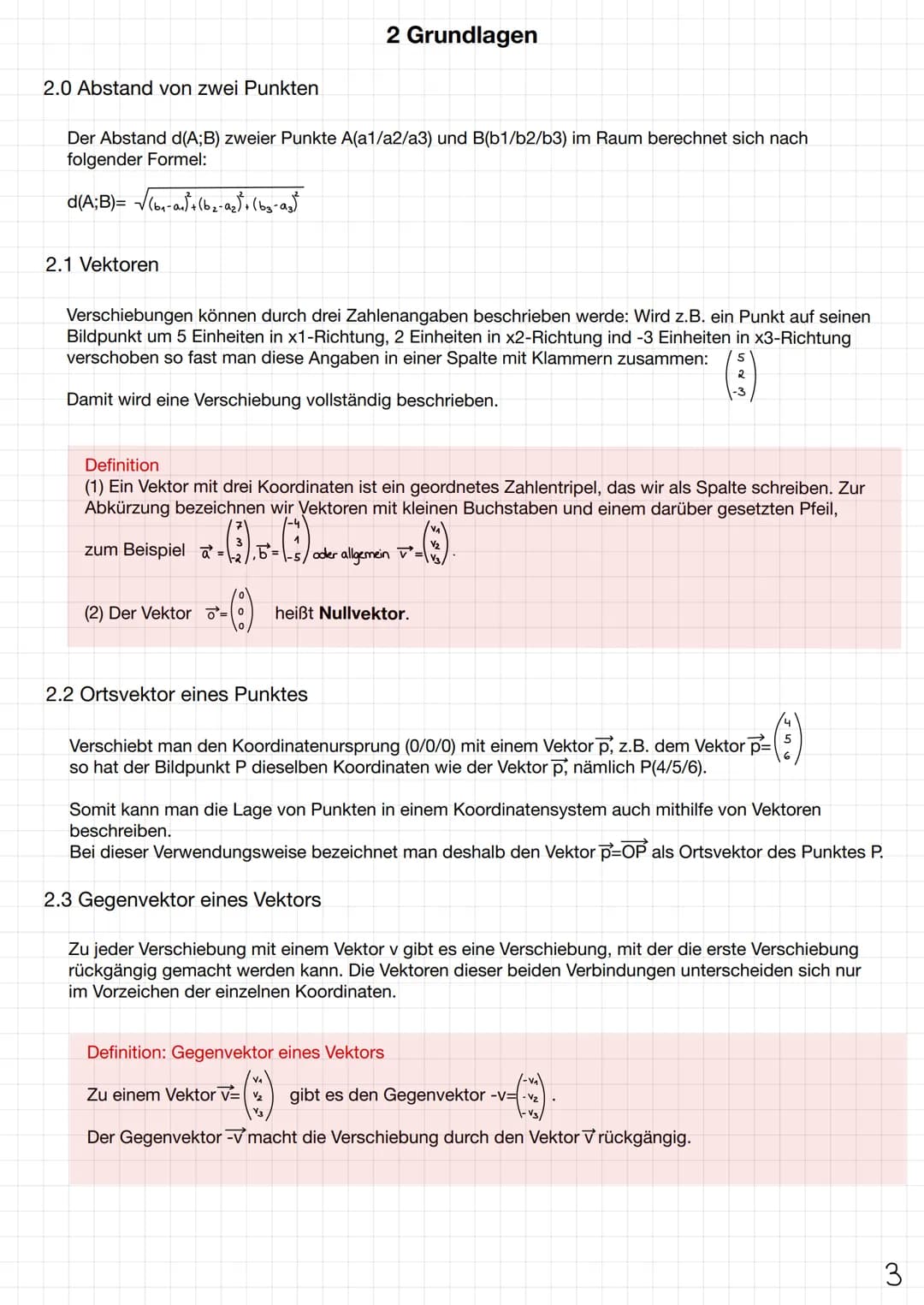 Vektorgeometrie
X₂X₂-Ebene
X₁ Achse
x1x3-
Ebene
4X3-Achse
x₁x₂-Ebene
X₂-Achse Grundlagen
Kartesisches Koordinatensystem
Lagebeziehungen
Anwe