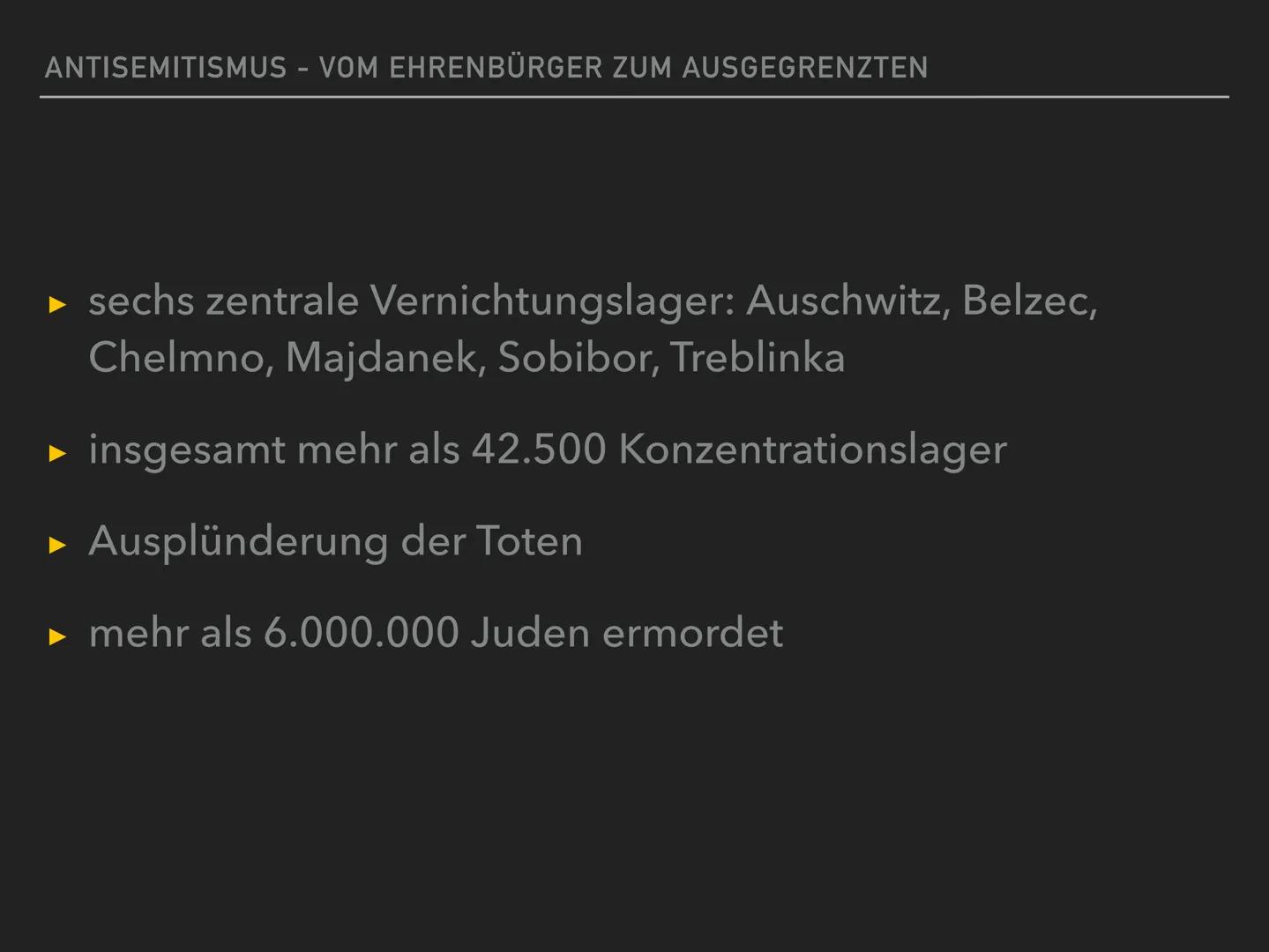 Antisemitismus
THEORO EN
- Rassentheorie
- ökonomische Theorie
- Außenseitertheorie
- Sündenbocktheorie
- Gottesmördertheorie
- Theorie des 