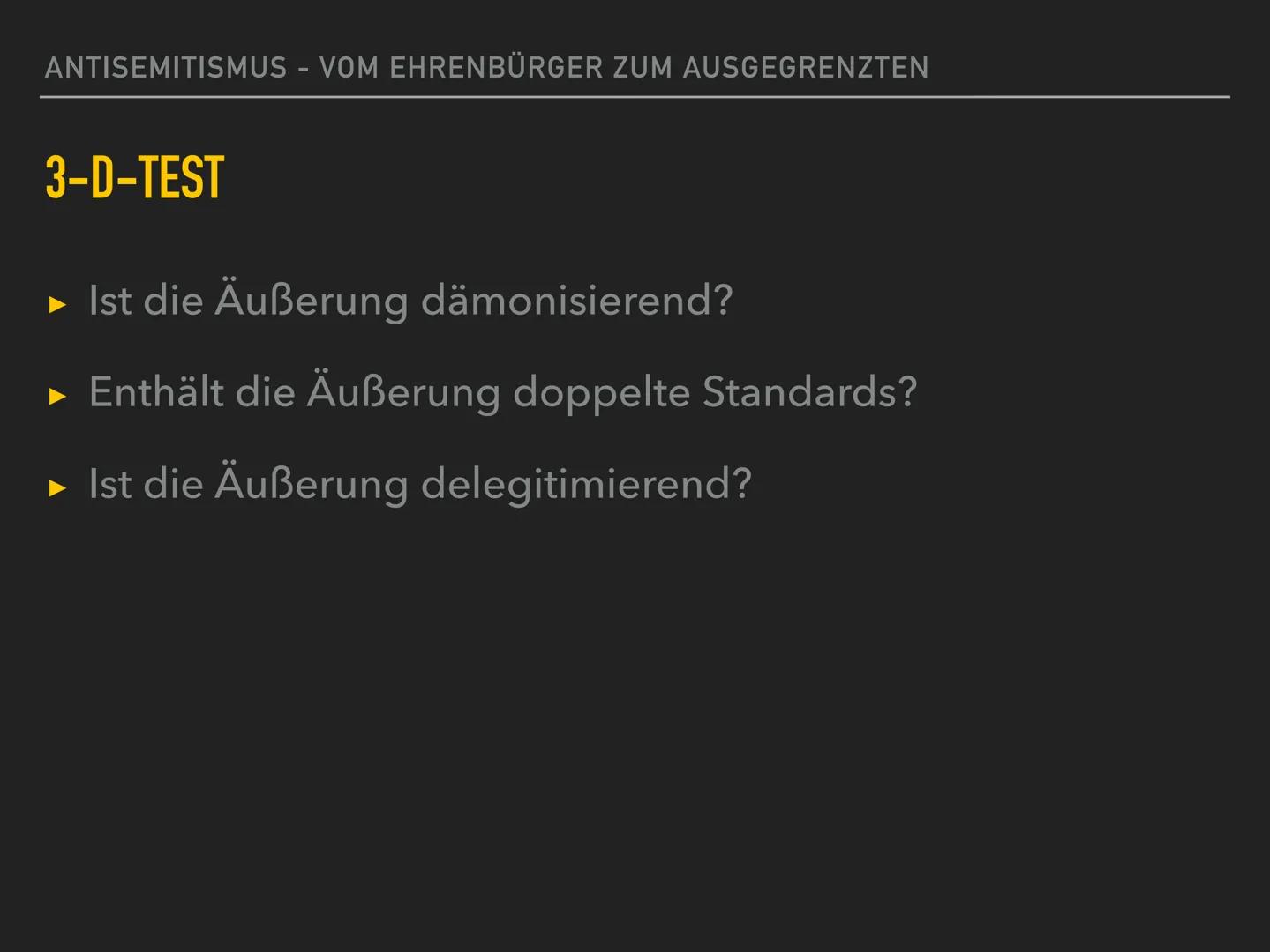 Antisemitismus
THEORO EN
- Rassentheorie
- ökonomische Theorie
- Außenseitertheorie
- Sündenbocktheorie
- Gottesmördertheorie
- Theorie des 