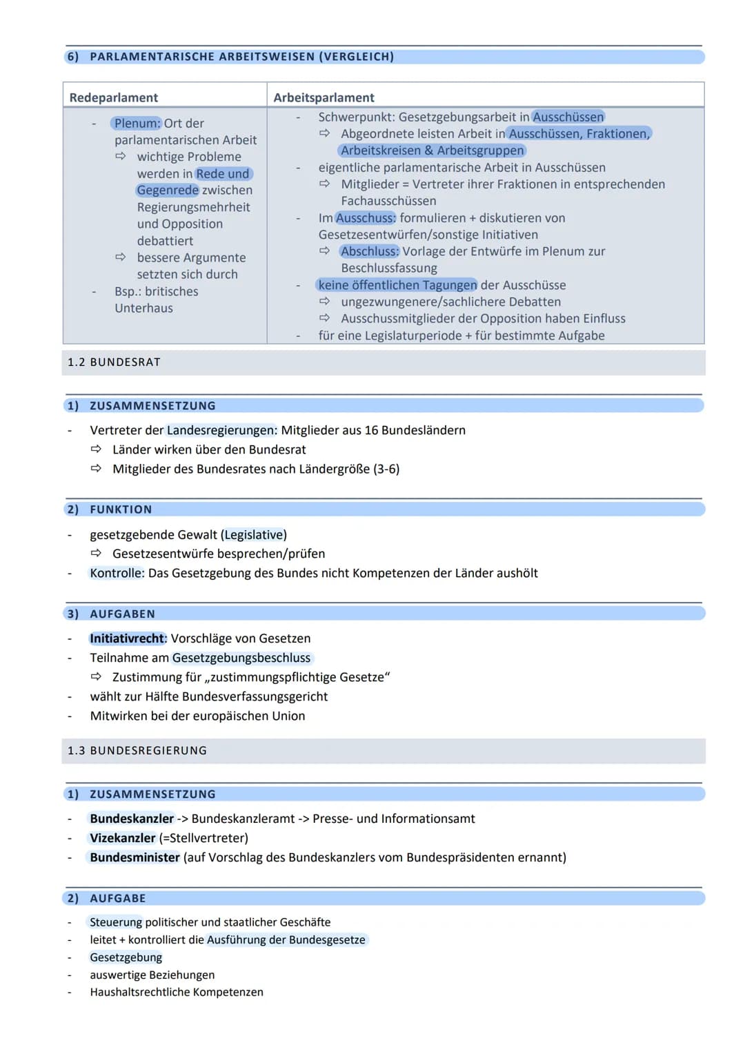 POWI KLAUSUR 2 (Q1)
THEMEN
1. Verfassungsorgane (Bundestag/-rat/-kanzler/-regierung)
➡ Gewaltenteilung & Gewaltenverschränkung
Verfassungsno