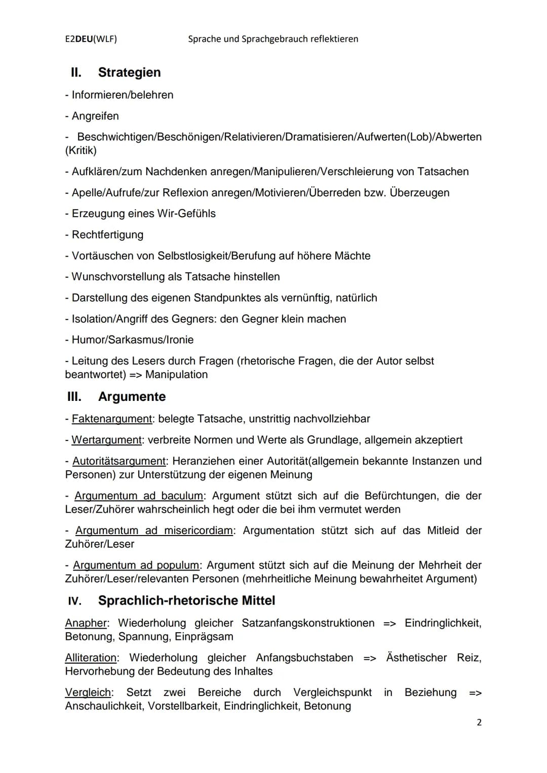 E2DEU(WLF)
I. Textgebundene Analyse eines pragmatischen Textes
Einleitung:
Formulierung einer aufgabenbezogenen Einleitung
- Hinführung zum 