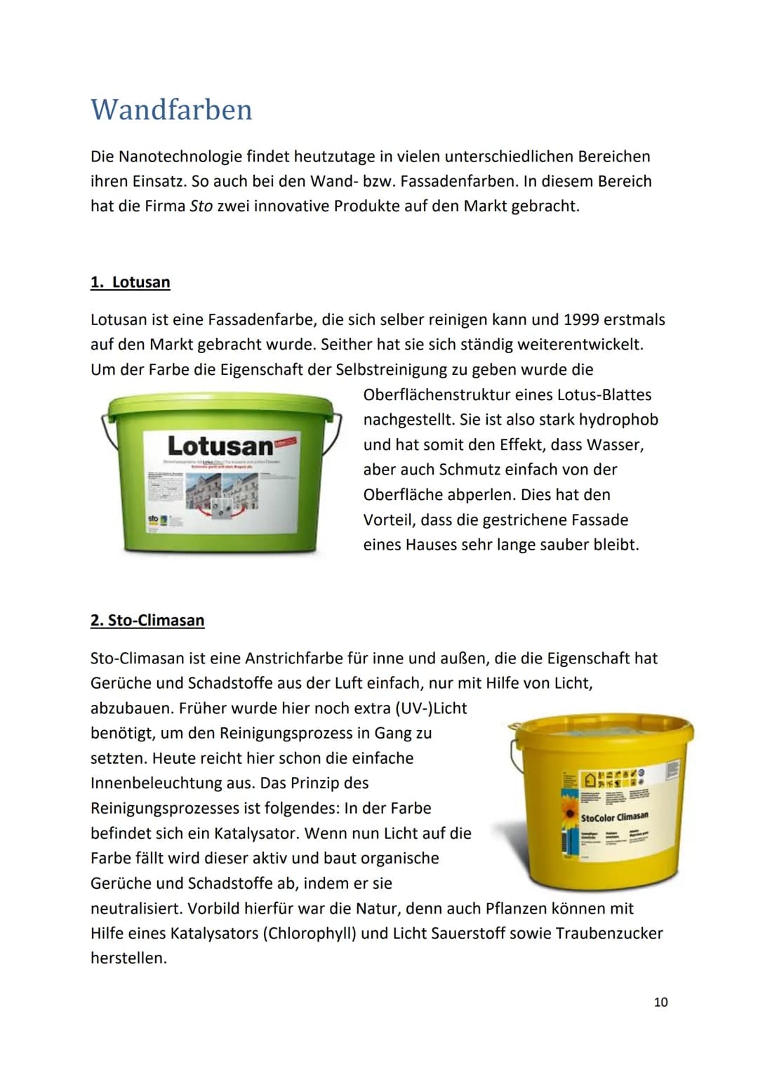 Nanotechnologie
Dokumentation
1 Inhaltsverzeichnis
Nanotechnologie
Definition...........
Die Geschichte der Nanotechnologie.
Der Lotuseffekt