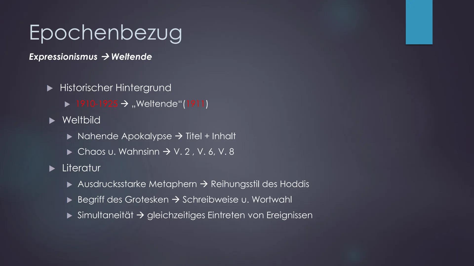 Weltende"
"}
Jakob van Hoddis
EINE PRÄSENTATION VON ALEX Inhaltsverzeichnis
► Grundlegende Informationen
► Inhaltliche Wiedergabe
► Formale/