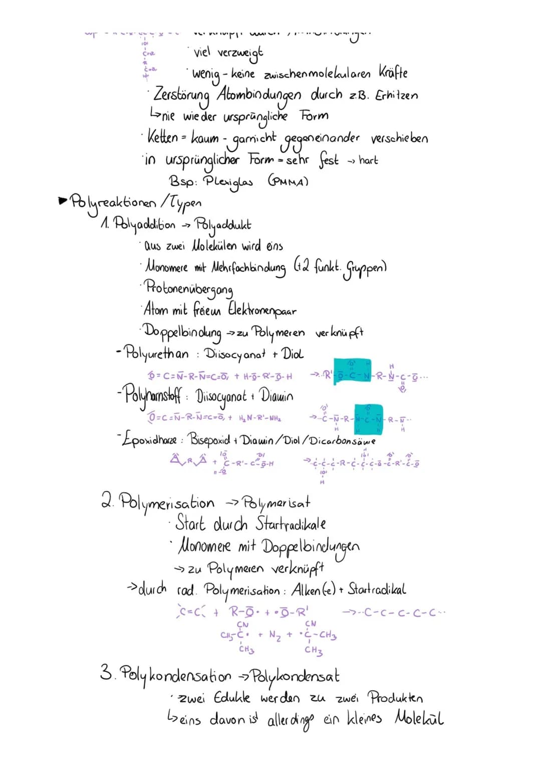 OC3: Kunststoffe
1. übersicht
(nach Maß Einteilung: Thermoplast
·
• Elastomer
Gefahren + Chancen
· Vorteilige/nachteilige)
Eigenschaften
Gef