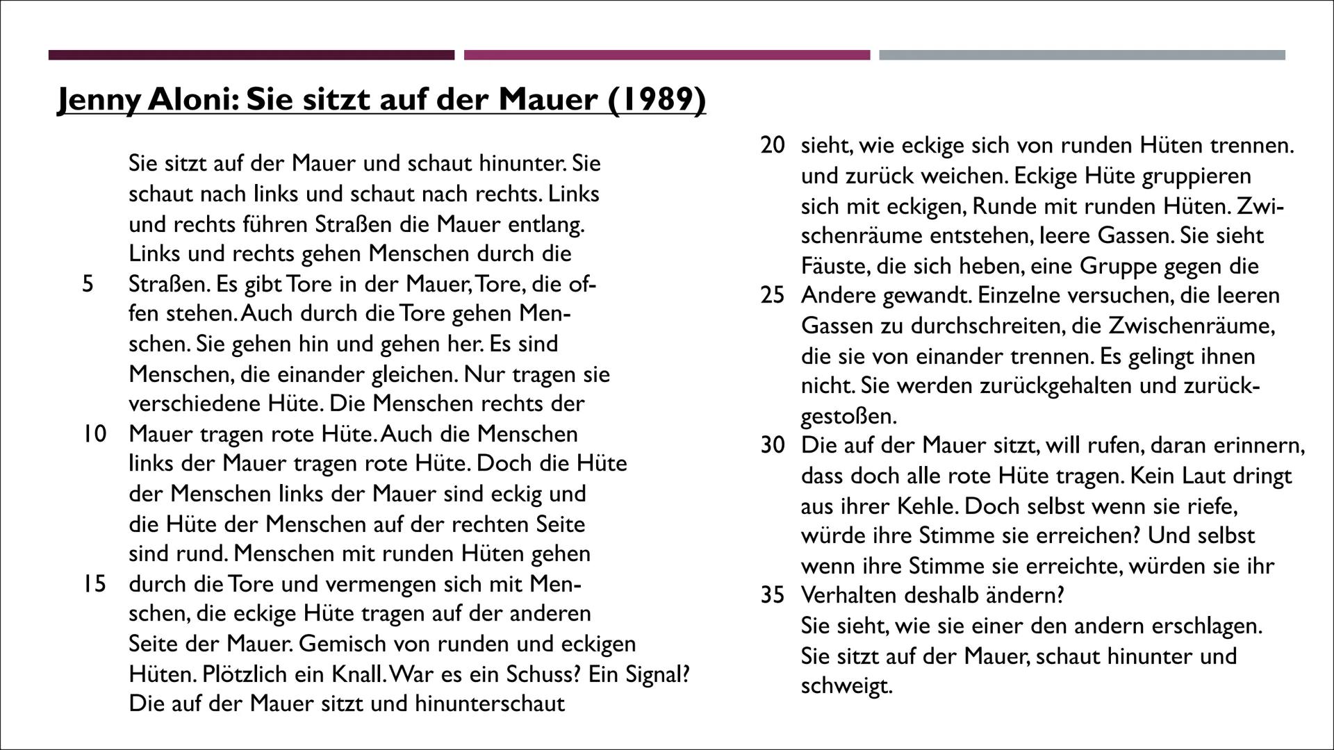 x²
PARABEL & GLEICHNIS
Gleichnisse
Der Glaube an die Wahrheit
Abenteuer der Bibel (24) Parabel: Epische Kurzform, in denen am Beispiel eines