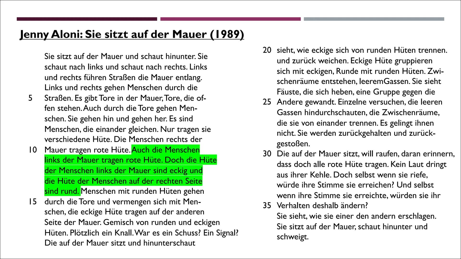 x²
PARABEL & GLEICHNIS
Gleichnisse
Der Glaube an die Wahrheit
Abenteuer der Bibel (24) Parabel: Epische Kurzform, in denen am Beispiel eines