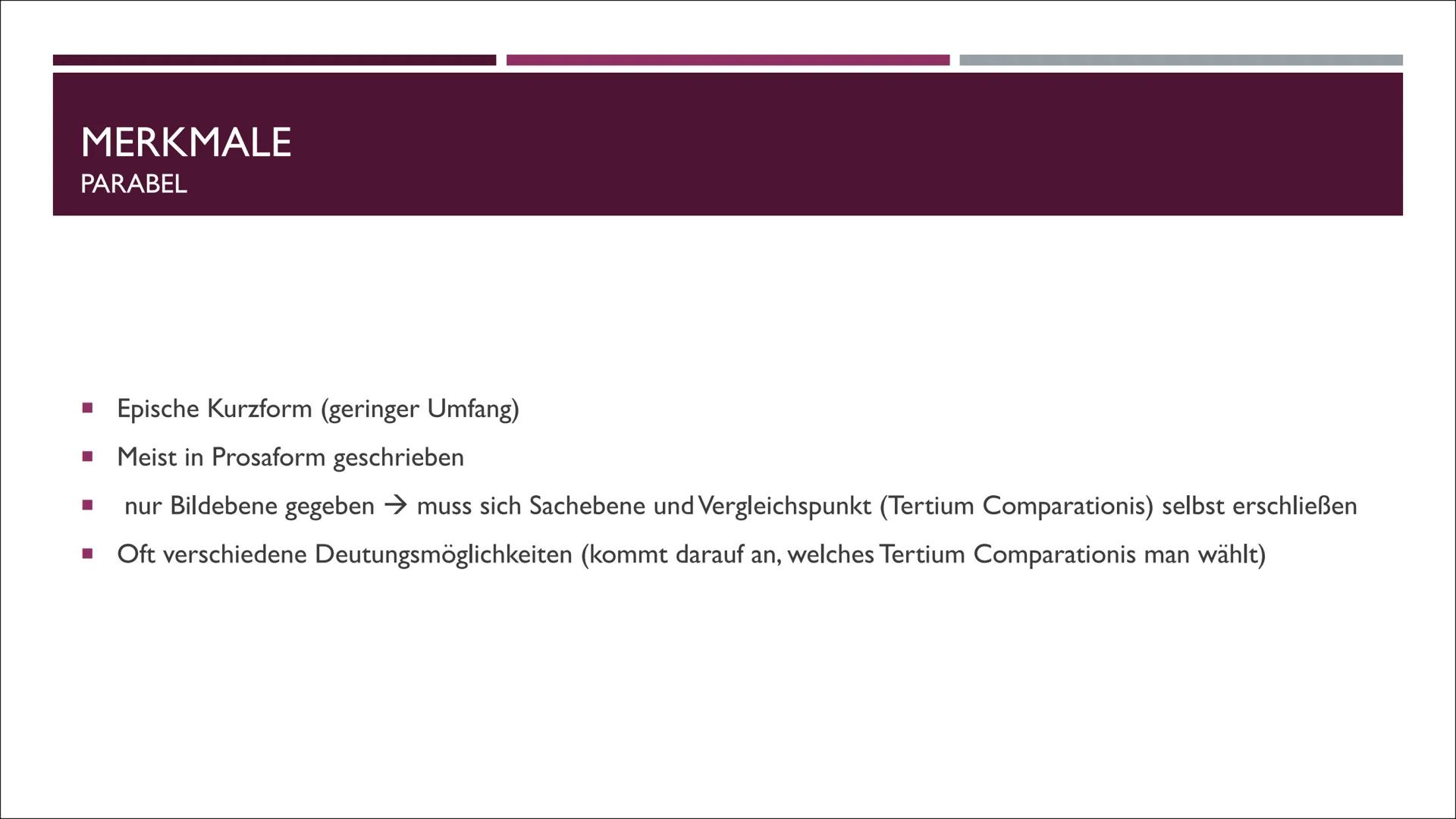 x²
PARABEL & GLEICHNIS
Gleichnisse
Der Glaube an die Wahrheit
Abenteuer der Bibel (24) Parabel: Epische Kurzform, in denen am Beispiel eines