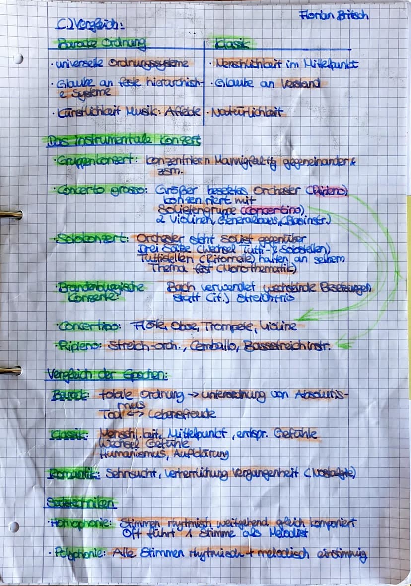 C
Musik-KA1 10
Spathen
1. Mitelalter c500-1600):
♦
Gregorianischer Gesang: Minnegering
• Walther von der Vogelweide
•Chor A Capella, Laute, 