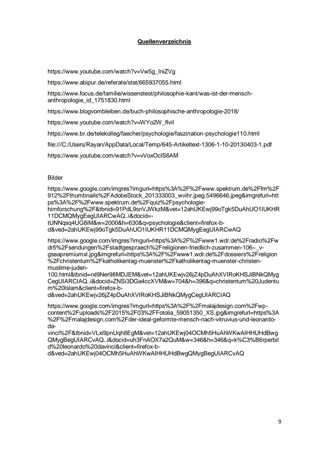 Fach:
Vorgelegt von:
Klasse:
Schuljahr:
Abgabedatum:
Prüferin:
Anthropologie
Was ist der Mensch?
Religion
Rayan Omari
KA19b
2021
10.01.2021
