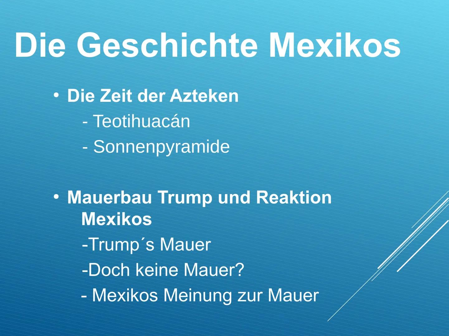 MEXICO Steckbrief
-
Hauptstadt: Mexiko-Stadt
- Größe: 1.972.000km²
- Einwohner: 120,8 Millionen (Stand 2012)
- Währung: Mexikanischer Peso
-