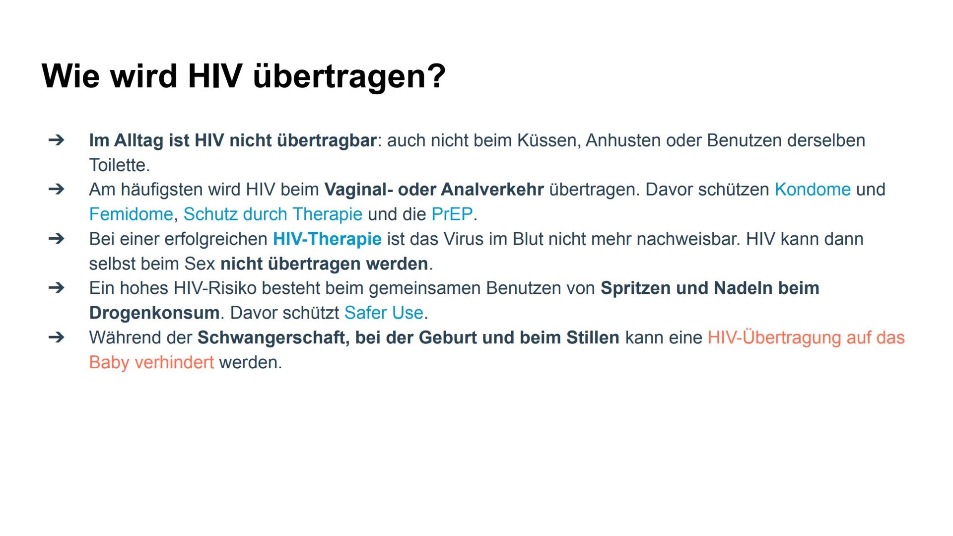 HIV/AIDS Gliederung

*   Was ist AIDS
*   Was ist HIV?
*   HIV und AIDS: Was ist der Unterschied?
*   Wie wird HIV übertragen?
*   HIV Sympt