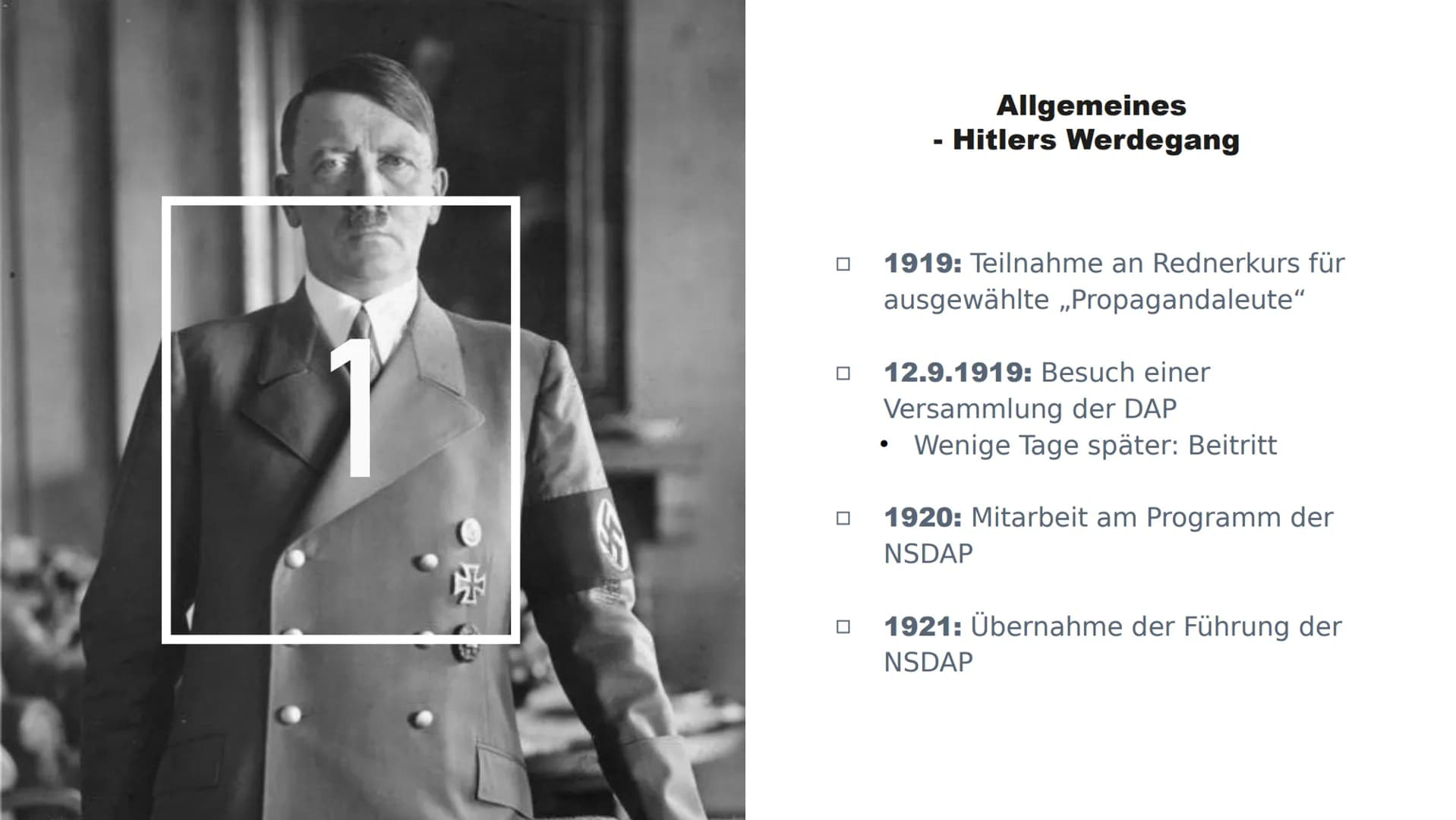 Der Hitlerputsch HOLD
PR
m
6
Sendling
Gliederung
1. Allgemeines
2. Vorgeschichte
3. Verlauf des Putsches
4. Folgen und Bedeutung
5. Quelle A