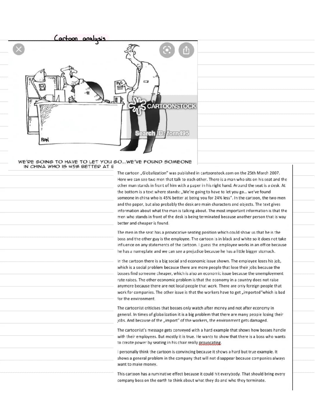 •
Part 1: Monologue
• introductory sentence: date of publishing, artist, topic
Describing the visual elements.
Structure your presentation b