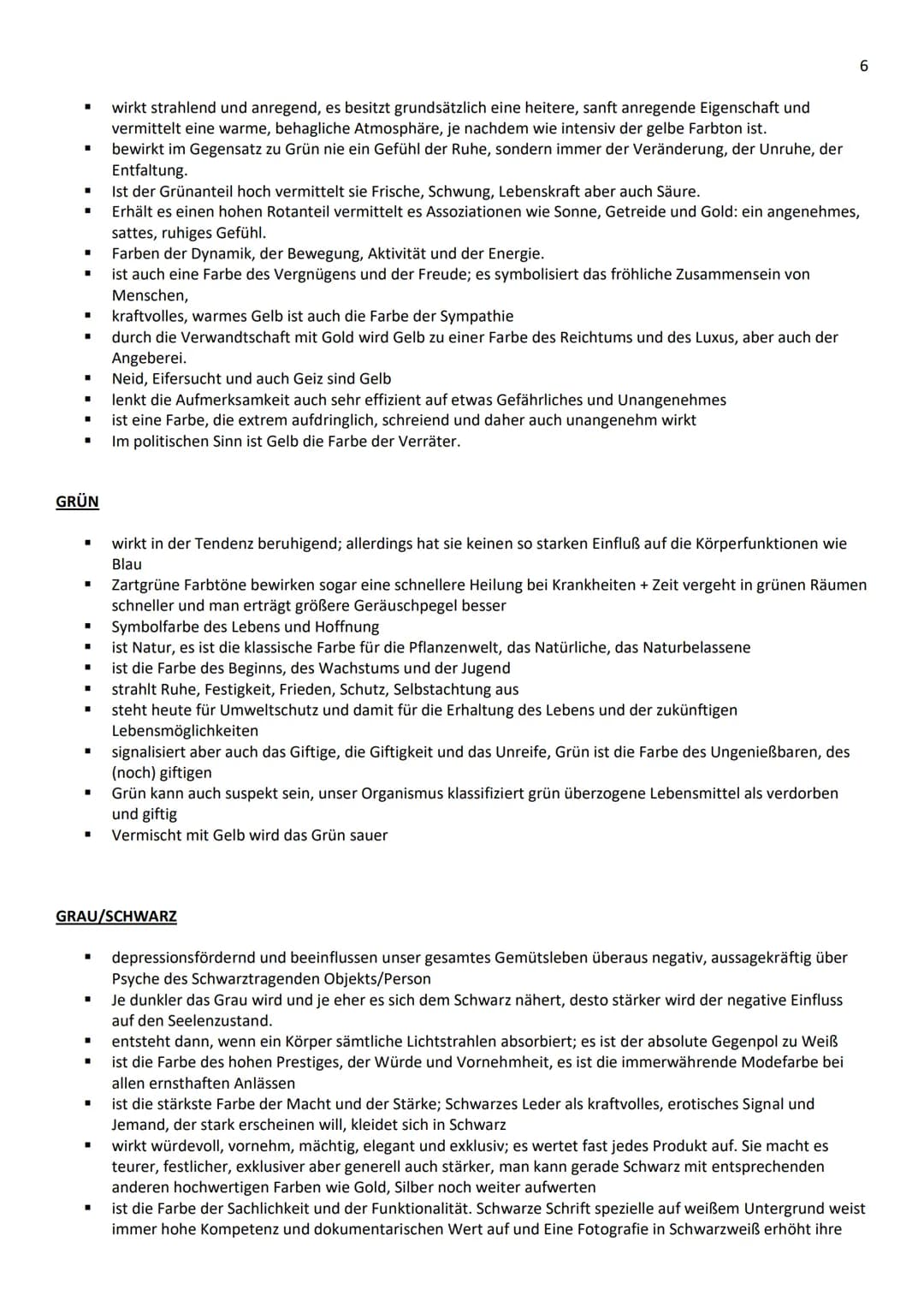 Inhaltsverzeichnis
Adjektive für Beschreibungen/Erster Eindruck.
Farbenpsychologie (Kurzfassung).
Farbenpsychologie (ausführlich)
Formenlehr