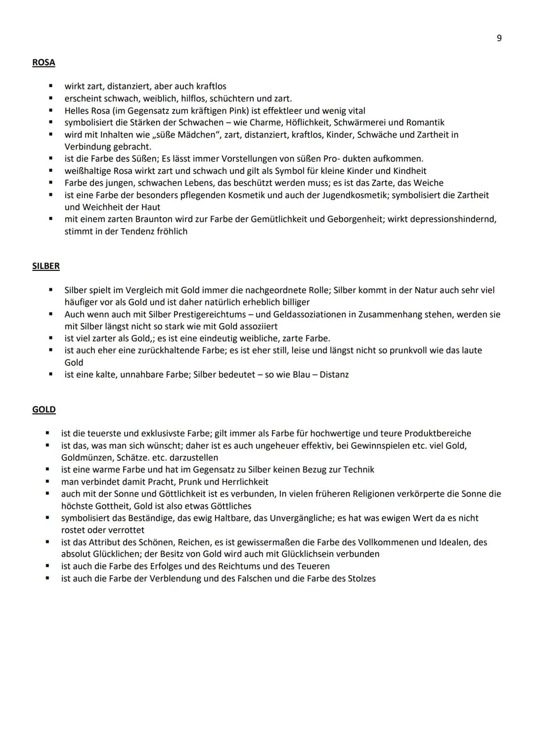 Inhaltsverzeichnis
Adjektive für Beschreibungen/Erster Eindruck.
Farbenpsychologie (Kurzfassung).
Farbenpsychologie (ausführlich)
Formenlehr