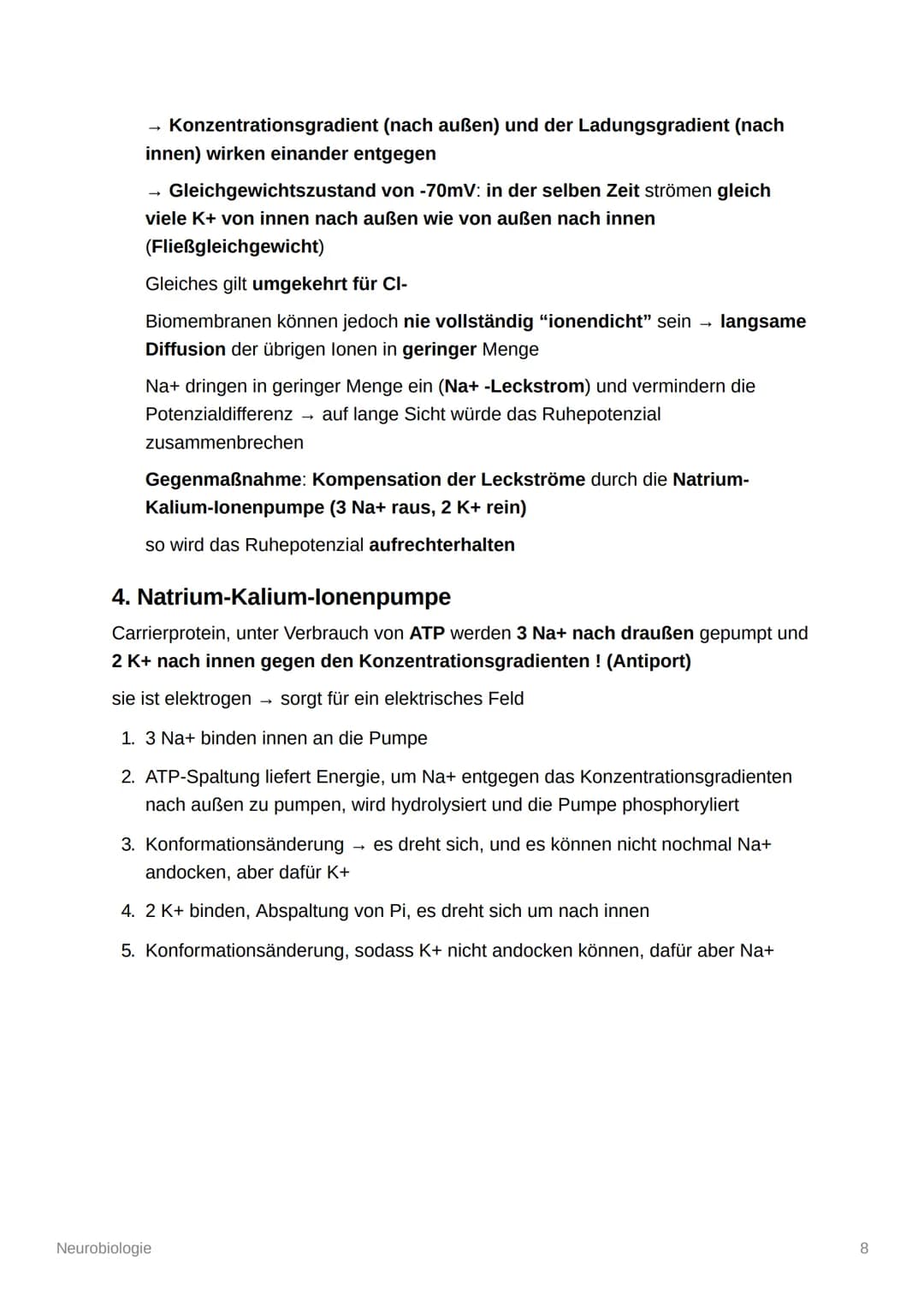 Neurobiologie
Aufbau und Organisation des Nervensystems
Zentrales Nervensystem (ZNS): Gehirn und Rückenmark
Peripheres Nervensystem (PNS): a