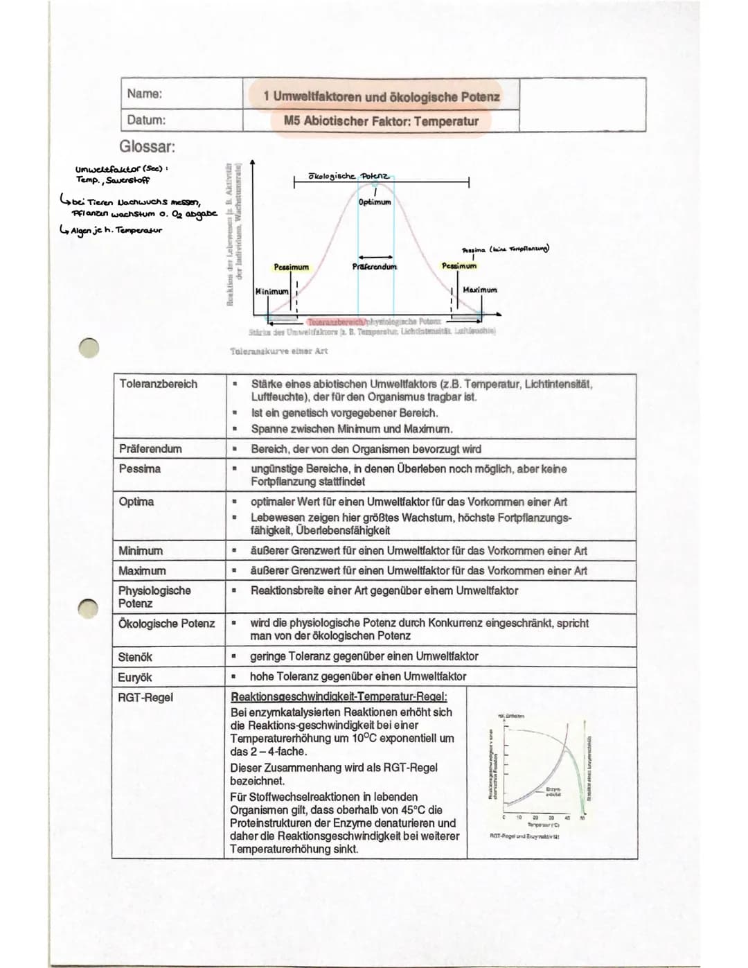 Name:
Datum: 03.05.21
Ökologie
> Der Begriff Ökologie bezeichnete E. Haeckel mit der Lehre vom Haushalt der Natur
➤ Teilgebiet der Biologie,