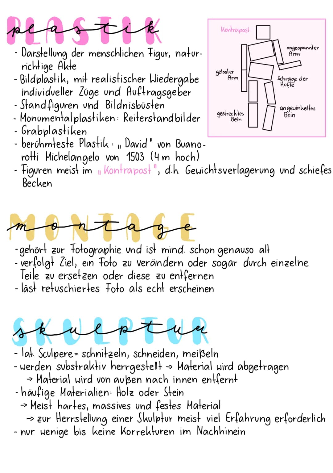 plastik
Darstellung der menschlichen Figur, natur-
richtige Akte
- Bildplastik, mit realistischer Wiedergabe
individueller Züge und Auftrags