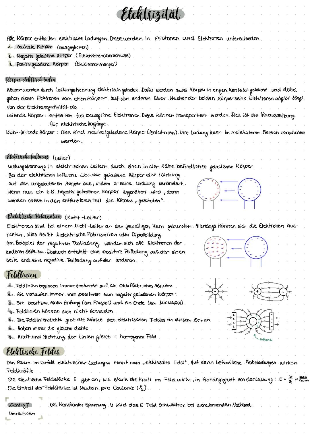 Elektrizität 