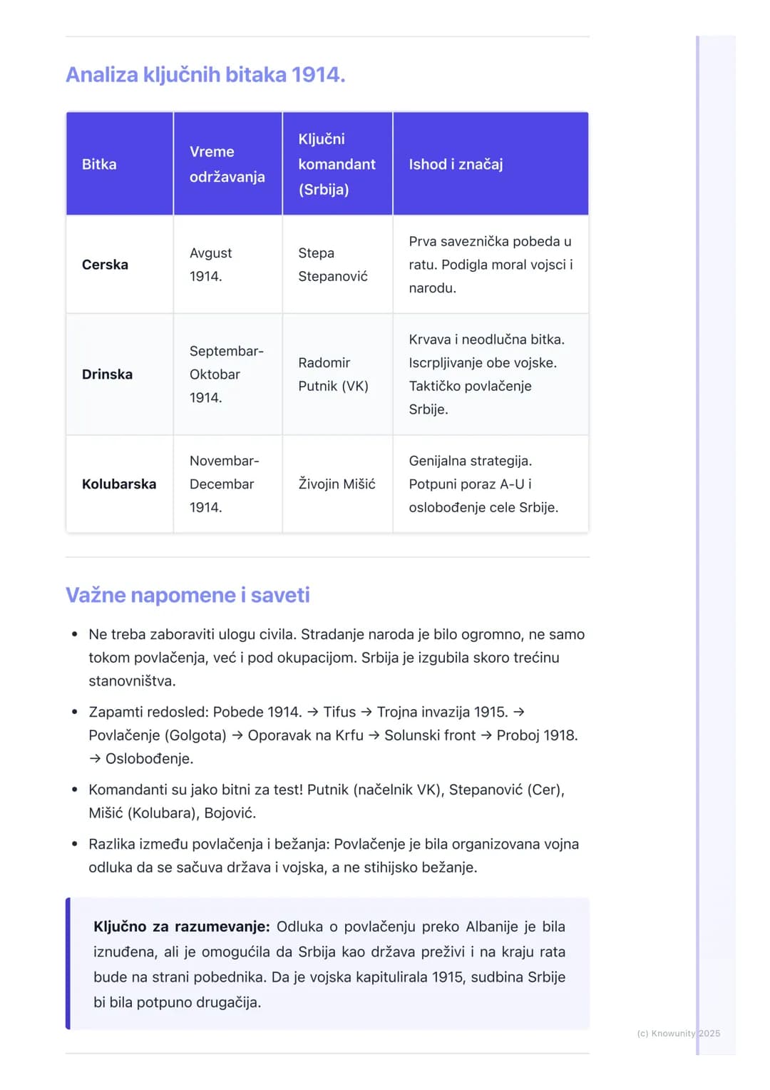 # Srbija u Prvom svetskom ratu

Uvodni pregled

Srbija je u Prvi svetski rat ušla iscrpljena posle dva Balkanska rata, ali sa
visokim moralo